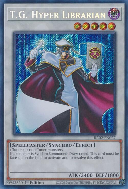 Image for T.G. Hyper Librarian (Secret Rare) (25th Anniversary Rarity Collection II) (RA02-EN027) - YuGiOh