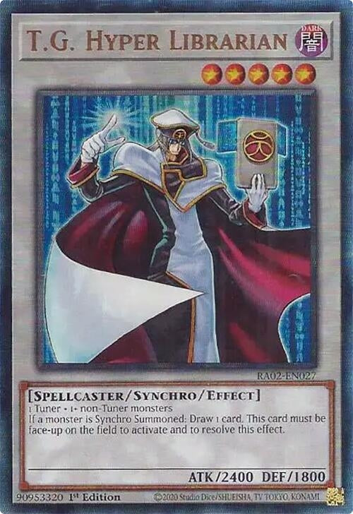 Image for T.G. Hyper Librarian (PUR) (25th Anniversary Rarity Collection II) (RA02-EN027) - YuGiOh