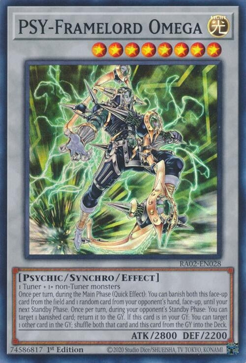 Image for PSY-Framelord Omega (25th Anniversary Rarity Collection II) (RA02-EN028) - YuGiOh
