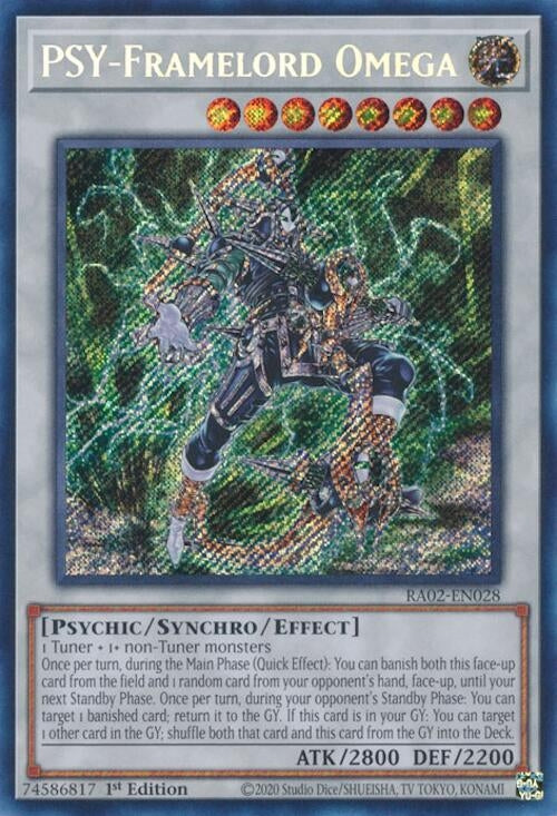 Image for PSY-Framelord Omega (Secret Rare) (25th Anniversary Rarity Collection II) (RA02-EN028) - YuGiOh