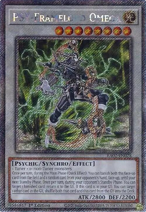 Image for PSY-Framelord Omega (Platinum Secret Rare) (25th Anniversary Rarity Collection II) (RA02-EN028) - YuGiOh