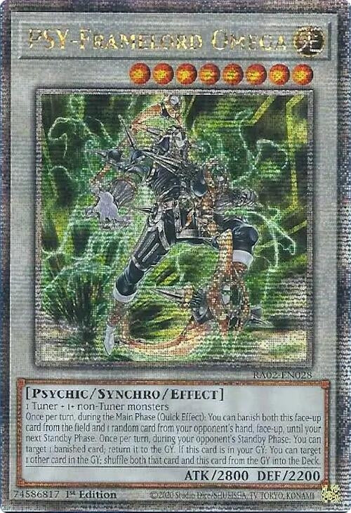 Image for PSY-Framelord Omega (Quarter Century Secret Rare) (25th Anniversary Rarity Collection II) (RA02-EN028) - YuGiOh