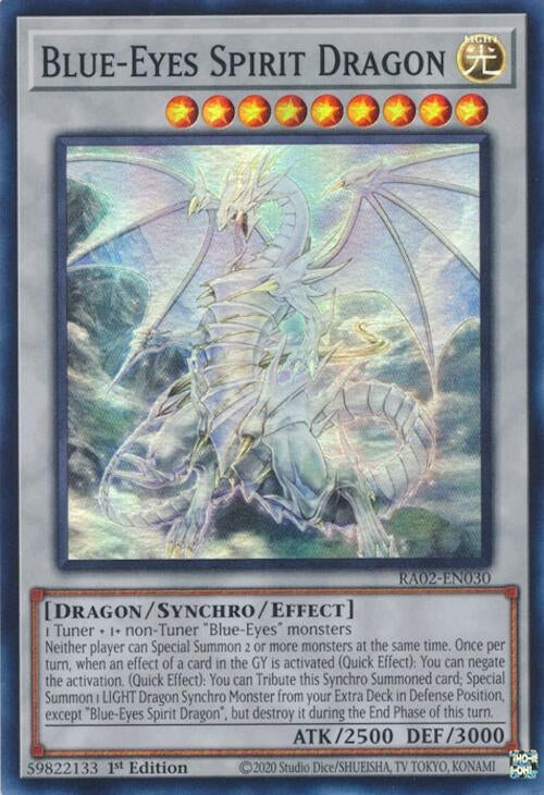 Image for Blue-Eyes Spirit Dragon (25th Anniversary Rarity Collection II) (RA02-EN030) - YuGiOh
