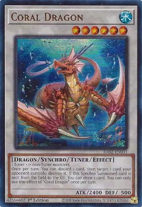 Image for Coral Dragon (UR) (25th Anniversary Rarity Collection II) (RA02-EN031) - YuGiOh