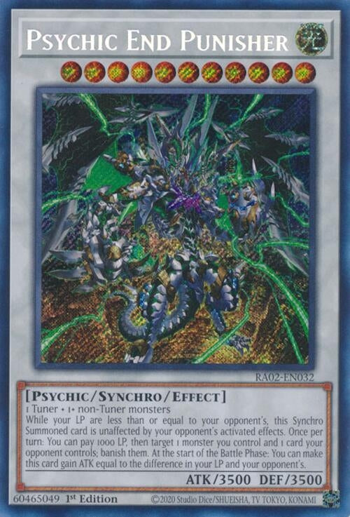Image for Psychic End Punisher (Secret Rare) (25th Anniversary Rarity Collection II) (RA02-EN032) - YuGiOh