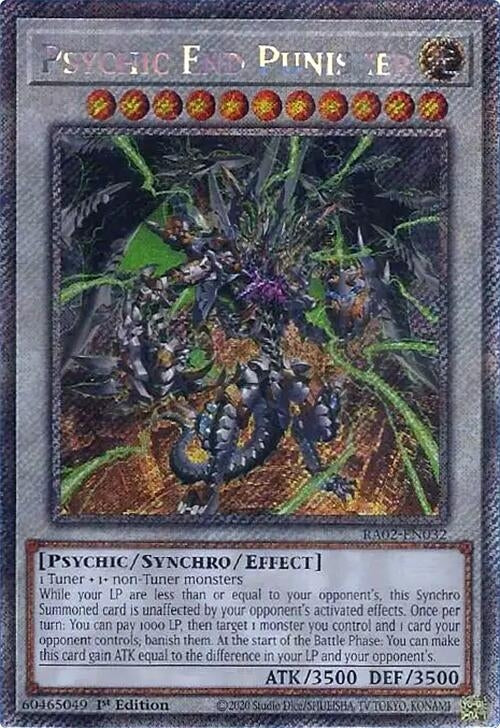 Image for Psychic End Punisher (Platinum Secret Rare) (25th Anniversary Rarity Collection II) (RA02-EN032) - YuGiOh