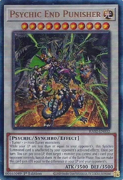 Image for Psychic End Punisher (PUR) (25th Anniversary Rarity Collection II) (RA02-EN032) - YuGiOh