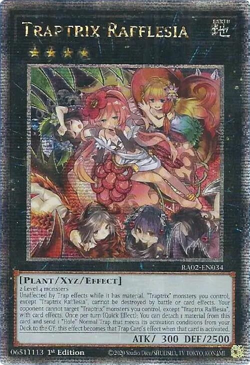 Image for Traptrix Rafflesia (Quarter Century Secret Rare) (25th Anniversary Rarity Collection II) (RA02-EN034) - YuGiOh