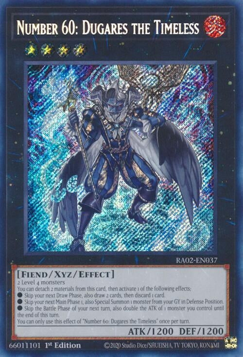 Image for Number 60: Dugares the Timeless (Secret Rare) (25th Anniversary Rarity Collection II) (RA02-EN037) - YuGiOh