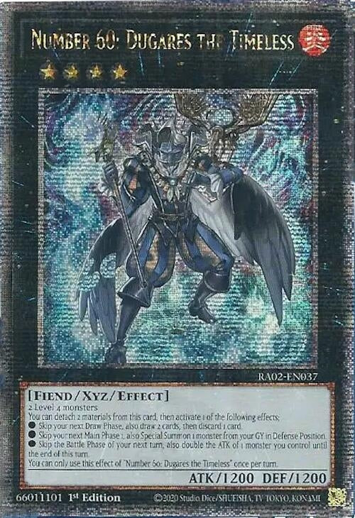 Image for Number 60: Dugares the Timeless (Quarter Century Secret Rare) (25th Anniversary Rarity Collection II) (RA02-EN037) - YuGiOh