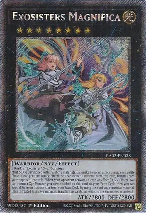 Image for Exosisters Magnifica (Platinum Secret Rare) (25th Anniversary Rarity Collection II) (RA02-EN038) - YuGiOh