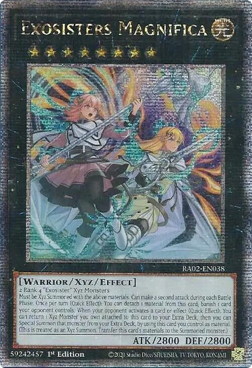 Image for Exosisters Magnifica (Quarter Century Secret Rare) (25th Anniversary Rarity Collection II) (RA02-EN038) - YuGiOh
