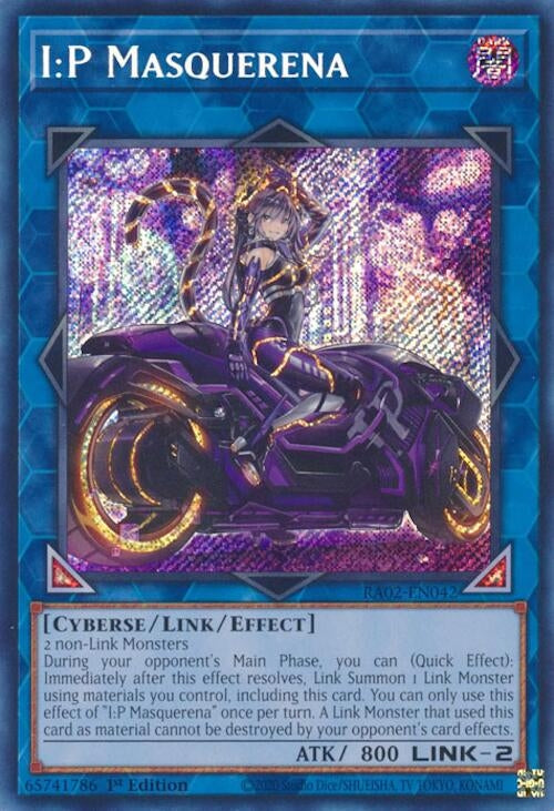 Image for I:P Masquerena (Alternate Art) (Secret Rare) (25th Anniversary Rarity Collection II) (RA02-EN042) - YuGiOh