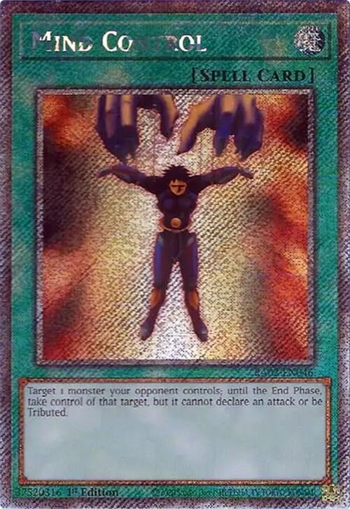 Image for Mind Control (Platinum Secret Rare) (25th Anniversary Rarity Collection II) (RA02-EN046) - YuGiOh