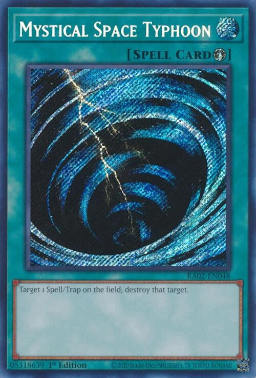 Image for Mystical Space Typhoon (Secret Rare) (25th Anniversary Rarity Collection II) (RA02-EN048) - YuGiOh
