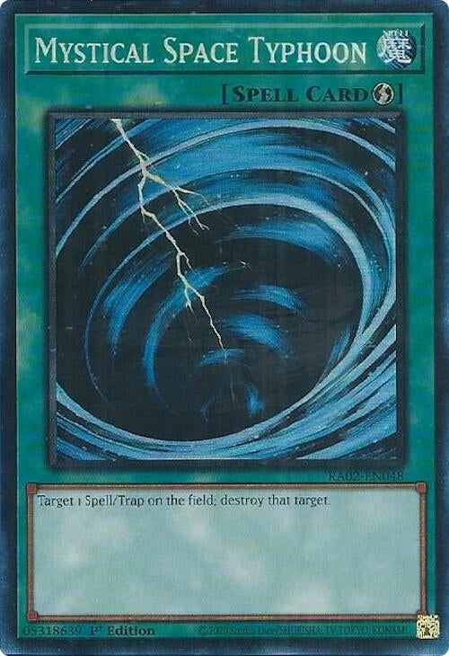 Image for Mystical Space Typhoon (PCR) (25th Anniversary Rarity Collection II) (RA02-EN048) - YuGiOh