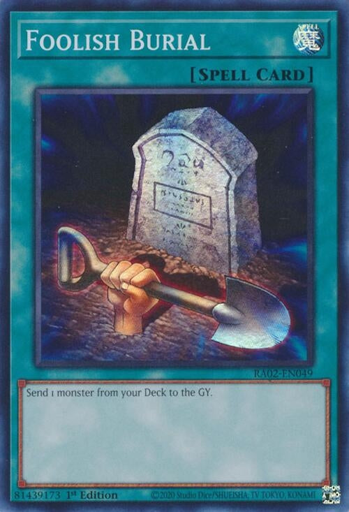 Image for Foolish Burial (25th Anniversary Rarity Collection II) (RA02-EN049) - YuGiOh