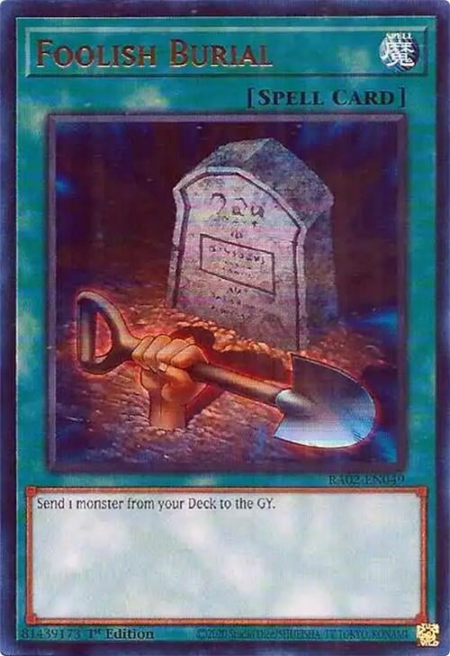 Image for Foolish Burial (UR) (25th Anniversary Rarity Collection II) (RA02-EN049) - YuGiOh