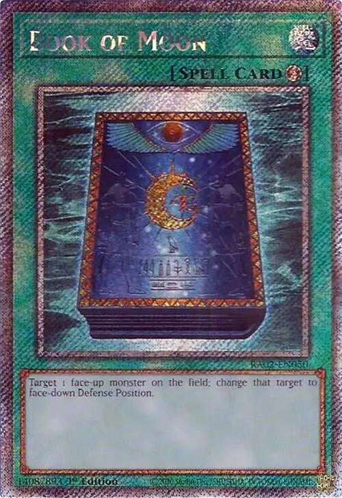 Image for Book of Moon (Platinum Secret Rare) (25th Anniversary Rarity Collection II) (RA02-EN050) - YuGiOh