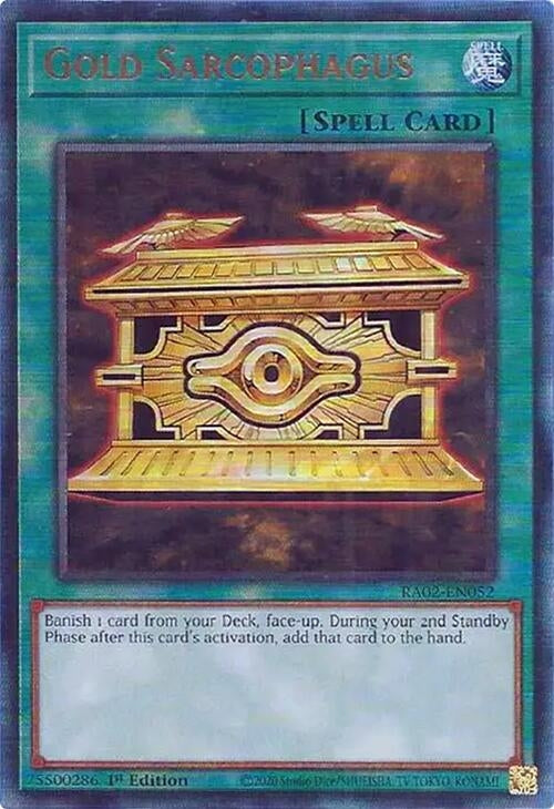 Image for Gold Sarcophagus (PUR) (25th Anniversary Rarity Collection II) (RA02-EN052) - YuGiOh