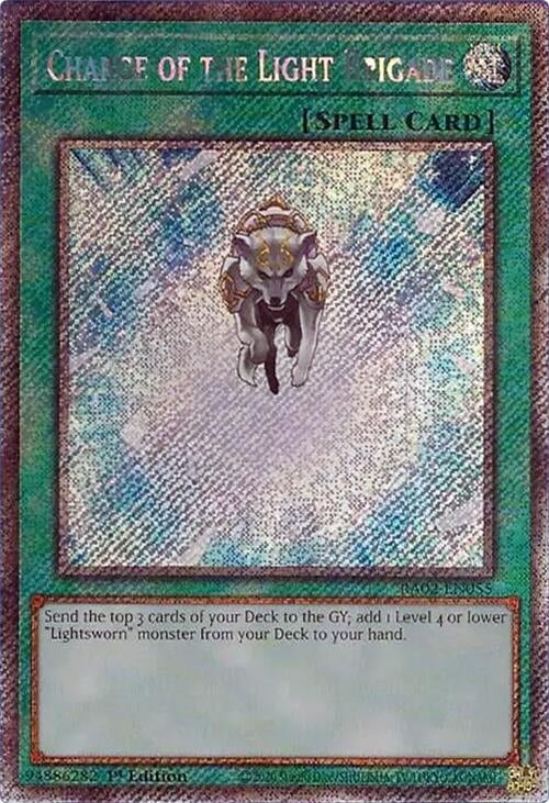 Image for Charge of the Light Brigade (Platinum Secret Rare) (25th Anniversary Rarity Collection II) (RA02-EN055) - YuGiOh