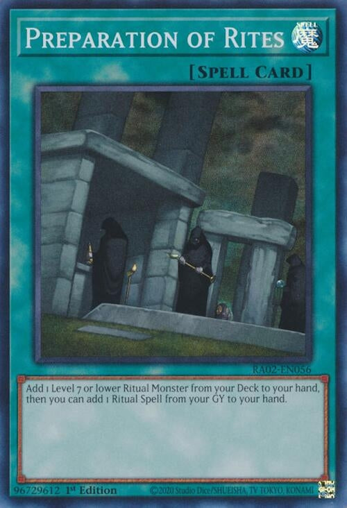 Image for Preparation of Rites (25th Anniversary Rarity Collection II) (RA02-EN056) - YuGiOh