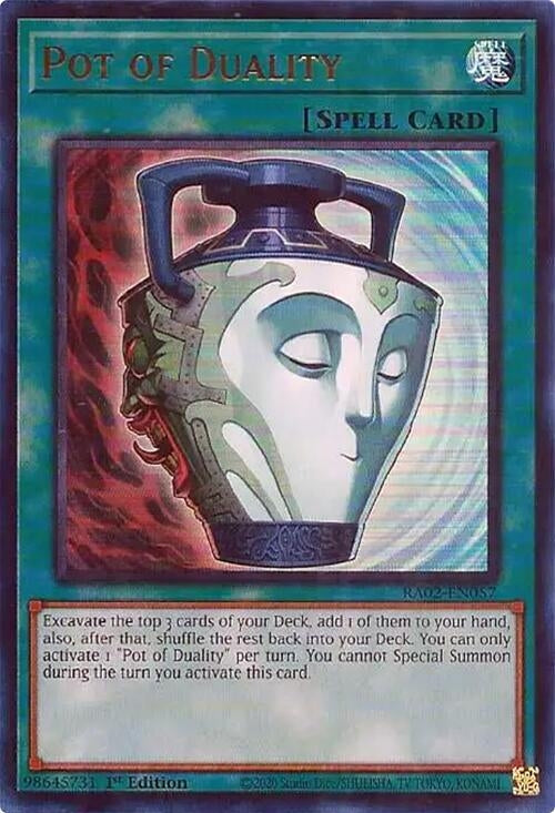 Image for Pot of Duality (UR) (25th Anniversary Rarity Collection II) (RA02-EN057) - YuGiOh