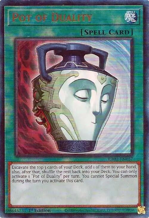 Image for Pot of Duality (PUR) (25th Anniversary Rarity Collection II) (RA02-EN057) - YuGiOh