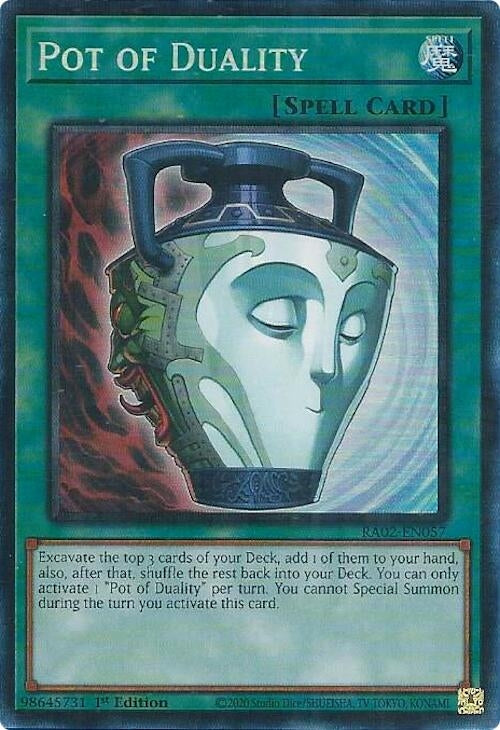 Image for Pot of Duality (PCR) (25th Anniversary Rarity Collection II) (RA02-EN057) - YuGiOh