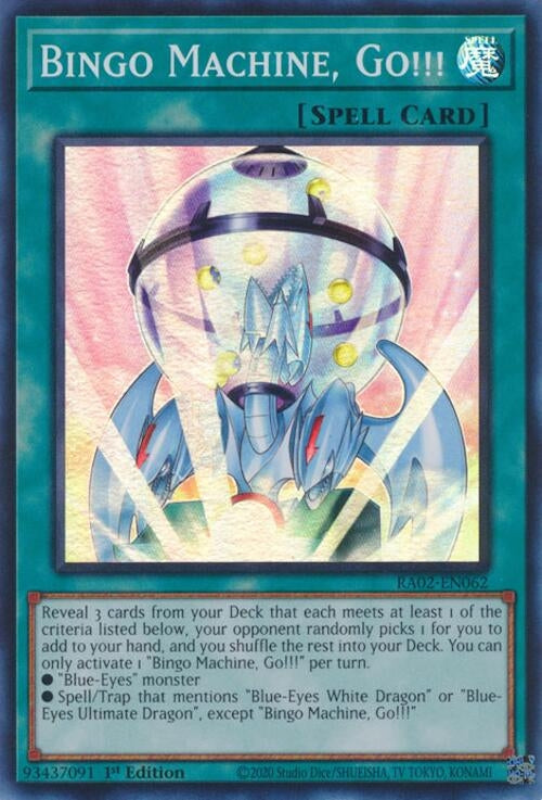 Image for Bingo Machine, Go!!! (25th Anniversary Rarity Collection II) (RA02-EN062) - YuGiOh