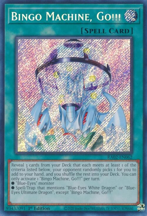 Image for Bingo Machine, Go!!! (Secret Rare) (25th Anniversary Rarity Collection II) (RA02-EN062) - YuGiOh
