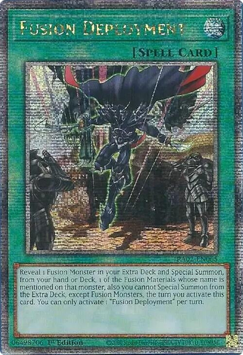 Image for Fusion Deployment (Quarter Century Secret Rare) (25th Anniversary Rarity Collection II) (RA02-EN065) - YuGiOh