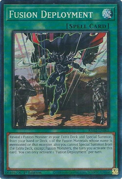 Image for Fusion Deployment (PCR) (25th Anniversary Rarity Collection II) (RA02-EN065) - YuGiOh