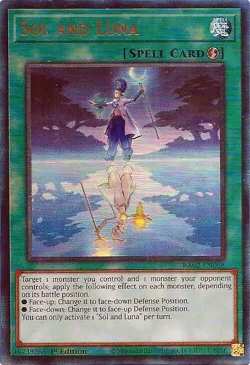 Image for Sol and Luna (PUR) (25th Anniversary Rarity Collection II) (RA02-EN068) - YuGiOh