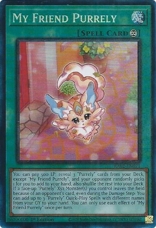 Image for My Friend Purrely (PCR) (25th Anniversary Rarity Collection II) (RA02-EN071) - YuGiOh