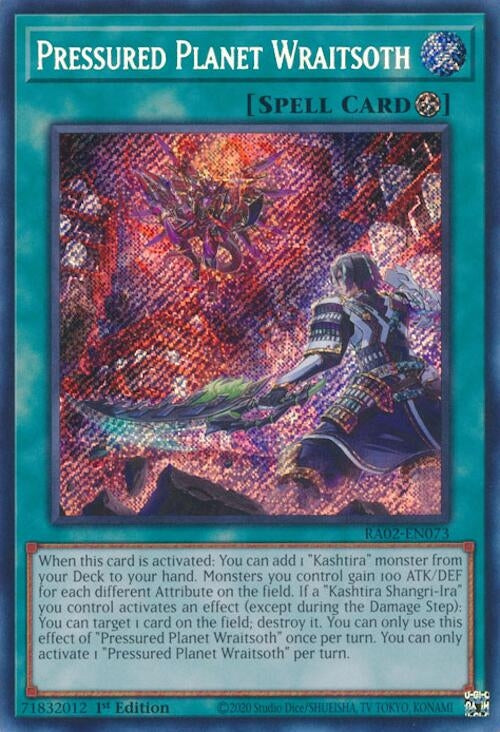 Image for Pressured Planet Wraitsoth (Secret Rare) (25th Anniversary Rarity Collection II) (RA02-EN073) - YuGiOh