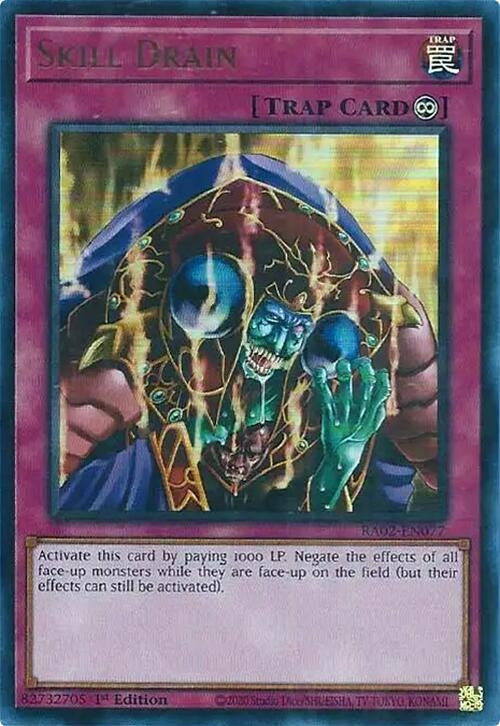 Image for Skill Drain (UR) (25th Anniversary Rarity Collection II) (RA02-EN077) - YuGiOh