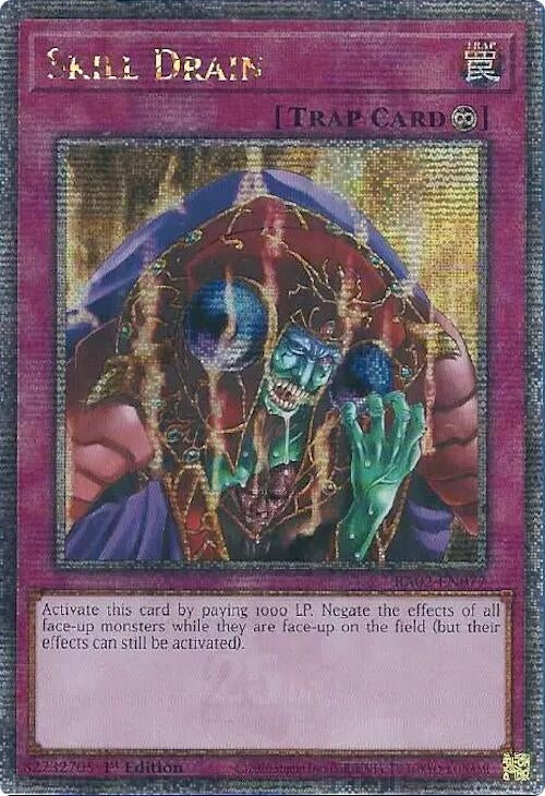 Image for Skill Drain (Quarter Century Secret Rare) (25th Anniversary Rarity Collection II) (RA02-EN077) - YuGiOh