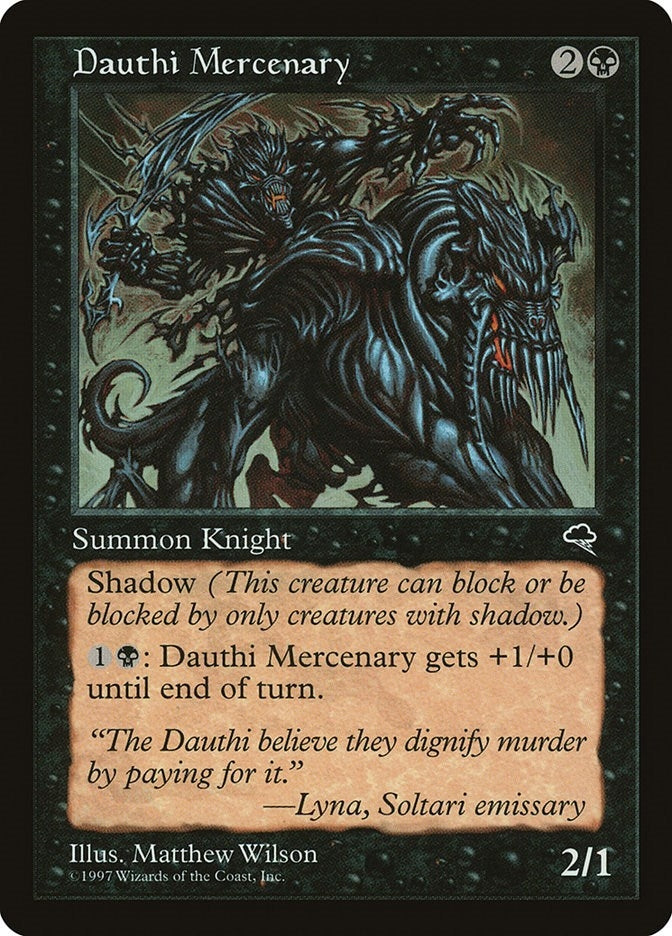 Image for Dauthi Mercenary (Tempest) (124) - Magic: The Gathering