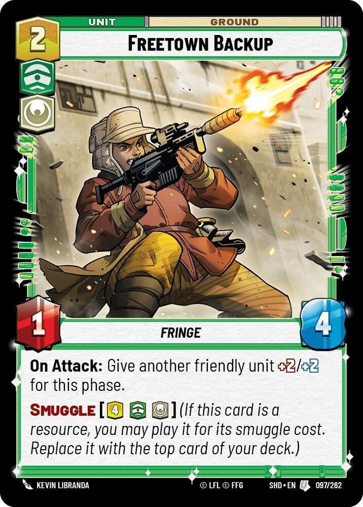 Image for Freetown Backup (Shadows of the Galaxy) (097/262) - Star Wars: Unlimited