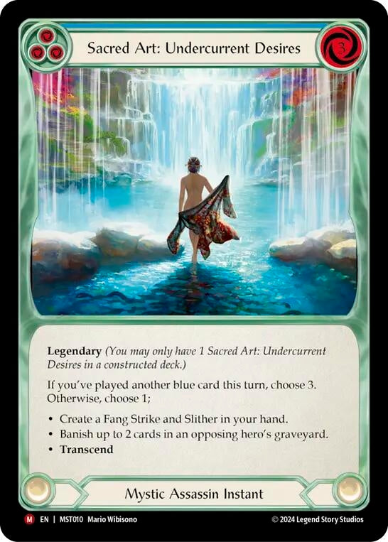 Image for Sacred Art: Undercurrent Desires // Inner Chi (Part the Mistveil) (MST010) - Flesh and Blood TCG
