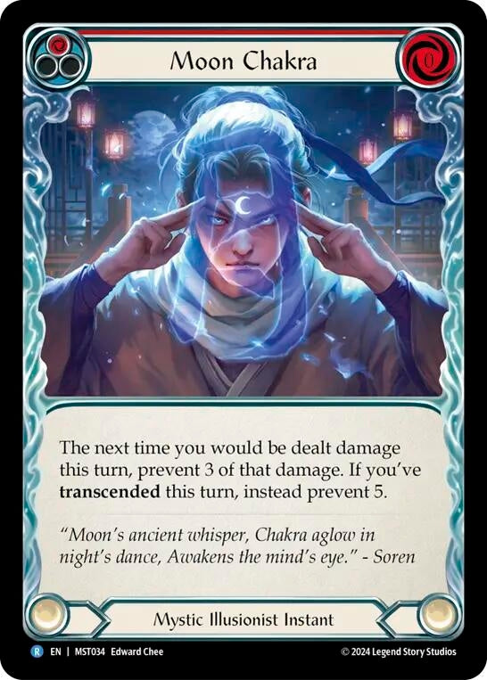 Image for Moon Chakra (Red) (Part the Mistveil) (MST034) - Flesh and Blood TCG