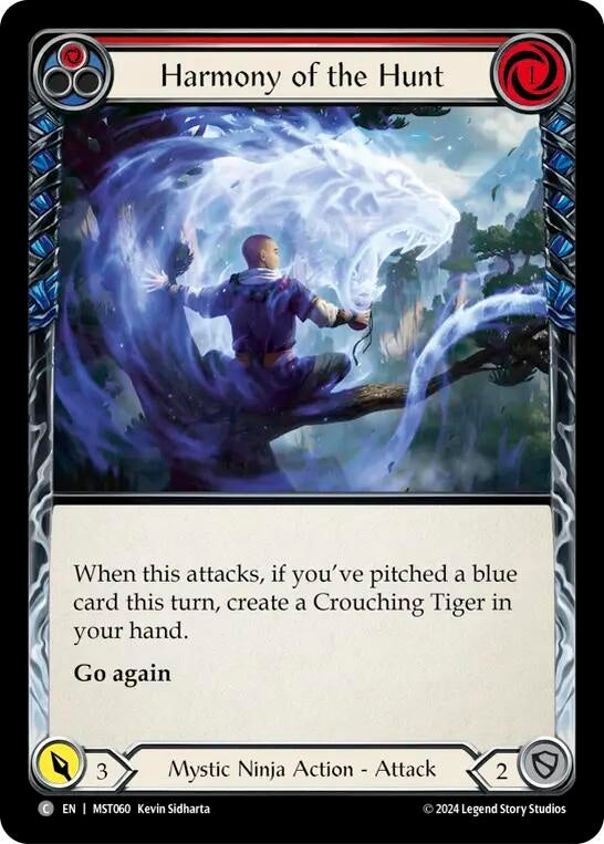 Image for Harmony of the Hunt (Red) (Part the Mistveil) (MST060) - Flesh and Blood TCG