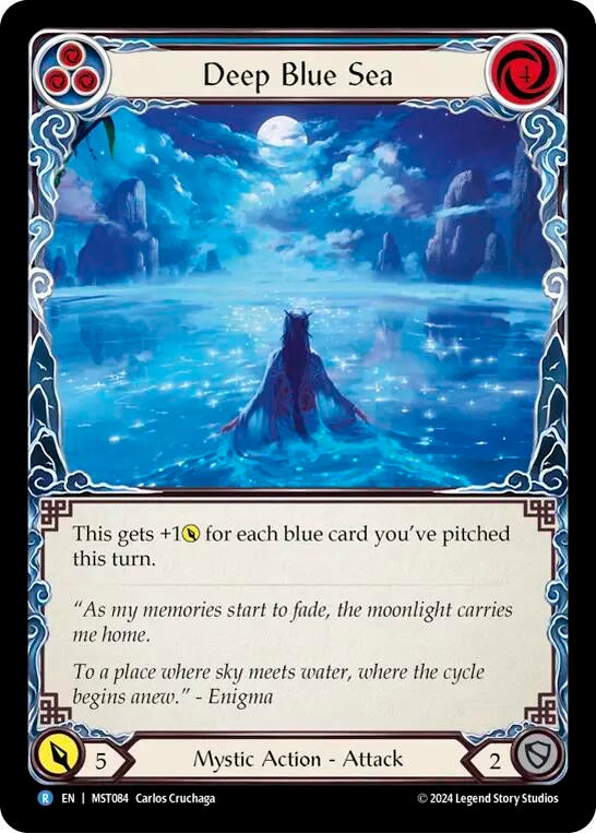 Image for Deep Blue Sea (Part the Mistveil) (MST084) - Flesh and Blood TCG