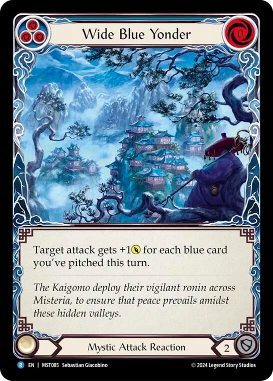 Image for Wide Blue Yonder (Part the Mistveil) (MST085) - Flesh and Blood TCG