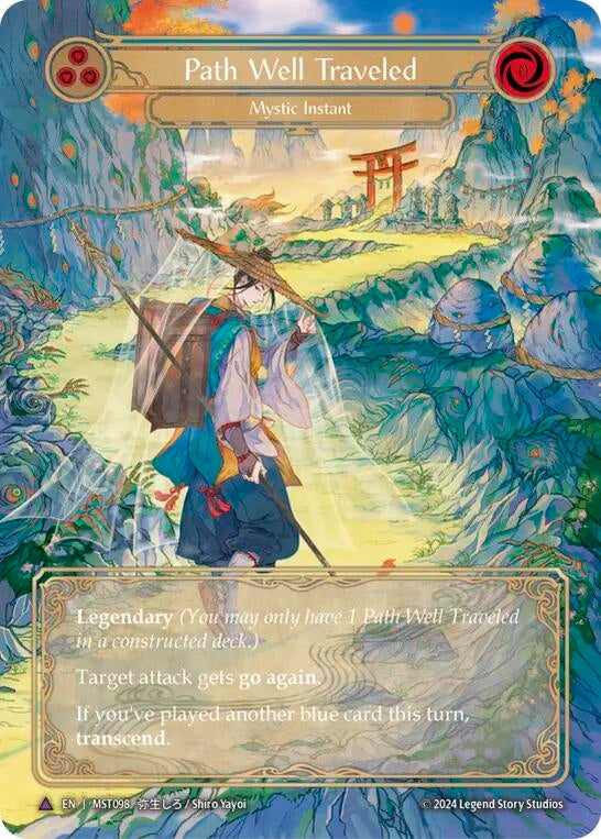 Image for Path Well Traveled // Inner Chi (Marvel) (Part the Mistveil) (MST098) - Flesh and Blood TCG