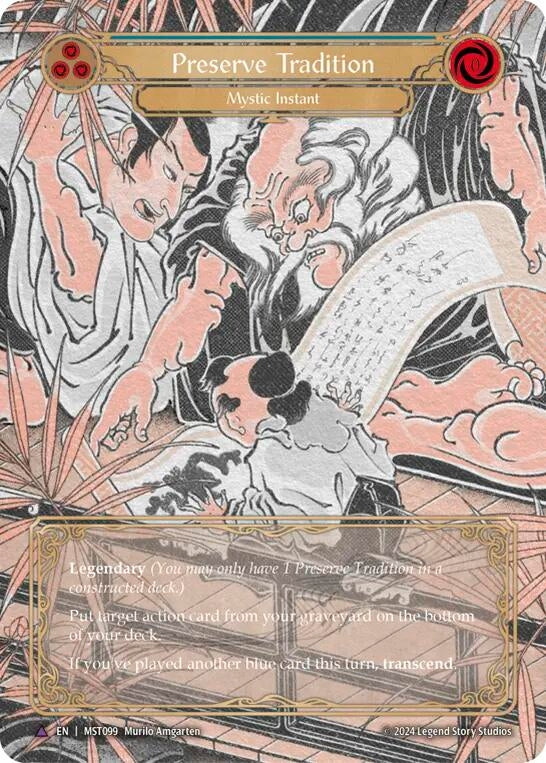 Image for Preserve Tradition // Inner Chi (Marvel) (Part the Mistveil) (MST099) - Flesh and Blood TCG