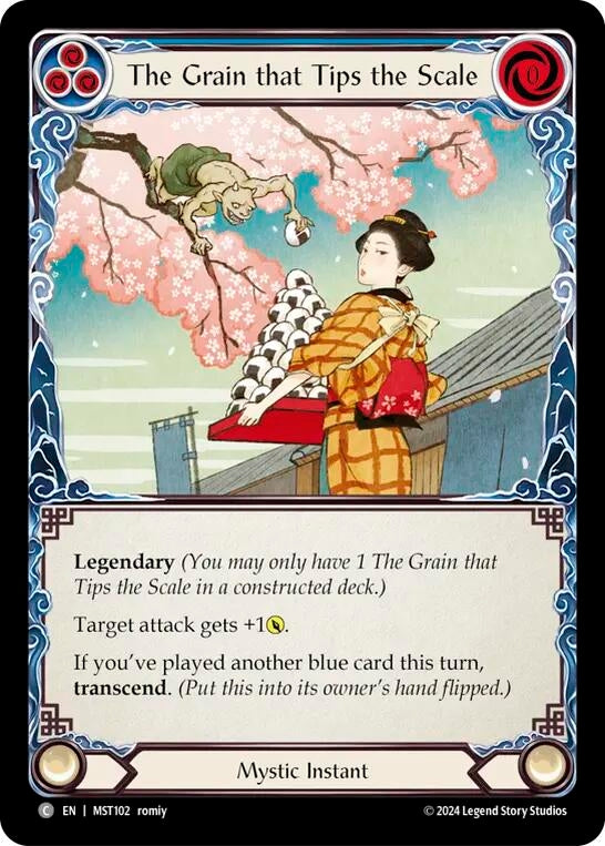 Image for The Grain that Tips the Scale // Inner Chi (Part the Mistveil) (MST102) - Flesh and Blood TCG