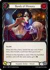 Image for Bonds of Memory (Yellow) (Part the Mistveil) (MST116) - Flesh and Blood TCG