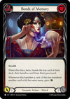 Image for Bonds of Memory (Blue) (Part the Mistveil) (MST117) - Flesh and Blood TCG